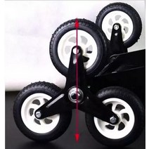 계단 리프트 구르마 핸드카트 수레 다기능 삼각대 고무 바퀴 무음 수하물 카트 6 접이식 등반