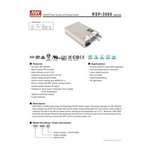 민웰 SMPS RSP-3000-24 직류전원장치 DC파워서플라이 DCDC컨버터 POWER