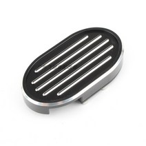 할리데이비슨 아이언883 포티에잇 호환 리어 브레이크 페달 커버, 블랙 스트라이프 브레이크 페달