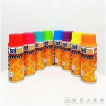 [형광락카] 네온스프레이 스프레이페인트 8색 (범민스토어) ﻿MOLOTOW belton, 네온 레드[belton], 1개