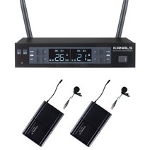 카날스 KANALS 2채널 무선마이크세트 MW-620/핀+핀 공연용 행사용 무선강의용 회의실 학교 MW620