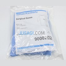 병원 파란색 1회용 멸균 수술실 가운 L 연구실 의료용, 옵션1: 수술가운