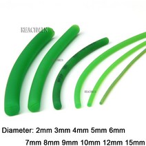 컨베이어 벹트 밴드 부품 소품 장비 녹색 폴리우레탄 벨트 직경 pu 라운드 드라이브, 직경 8mm, 1미터