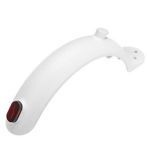 미지아 수리 예비 부품 fender with taillight for m365 and pro electric scooter brake light mud fender with, 하얀