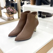 탠디 120507 C-1199 골드장식 여자앵클부츠 8cm 미셸by탠디 TW100H