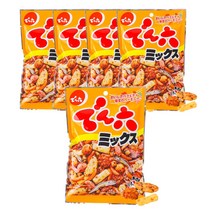 일본 스낵 맥주안주 덴로쿠 믹스, 55g, 5개
