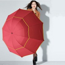 영국우산 대형 더블 레이어 대형 접이식 비즈 비 써니 방풍 비