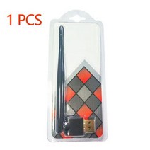 위성 TV 수신기 mt-7601 6m wifi 네트워크 카드 usb 2.0 150m 802.11 bgn lan 어댑터 (노트북 pc 용 회전식 안테나 포함) 미니 wi-fi, 1pcs 와이파이 7601