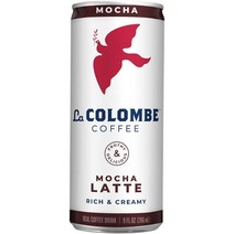 라콜롬브 드래프트 라떼 유당프리 글루텐프리 오가닉커피 1개 266ml 12개 세트, 트리플g, 9 Fl Oz(12개 팩)ml