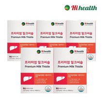[하이헬스] 프리미엄 밀크씨슬 5박스5개월분, 30정, 1세트