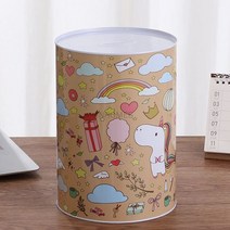 365 일 돼지 저금통 안전 돈 상자 성인 양철 주석 달러 카운터 은행 현금 타이어 절약 결혼 선물, 09 I