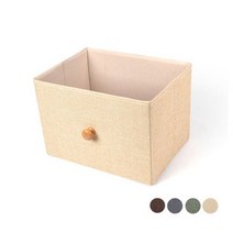 W0B96AEP 바구니 서랍형 절리 바스켓 클래식 공간박스 수납박스 수납함 수납 패브릭리빙박스, GM 브라운