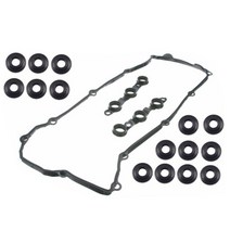 BMW WE36 E39 Z3 M52 S52 15 볼트 그로밋 11129070532 엔진 밸브 커버개스킷세트, Black