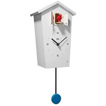 일본직발송 4. KOOKOO (쿠쿠) 버드 하우스 흰색 12 종의 새소리가 시간을 알리는 추시계 12 종의 새소리를, One Size_하크, One Size_하크, 하크