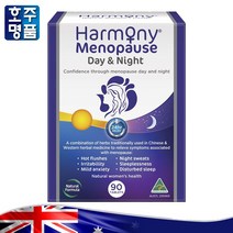 프리미엄 호주 Harmony 메노포즈 갱년기 고강도 지황 시호 바이텍스 여성 영양제 90정 로켓직송, 1통