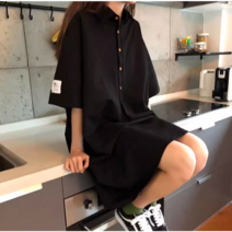 여성 새틴 루즈한 코발트 블루 블라우스 구김없는 블루 린넨 쉬폰 탑 블루 여름