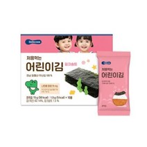 베베쿡 처음 먹는 어린이김, 핑크솔트, 7개입