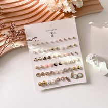 귤팩토리 60개 귀걸이 세트귀걸이 60피스