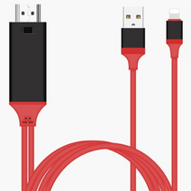 아이폰 아이패드 호환 모니터 유선 미러링 테레비 티비 TV 시청 연결 스마트폰 휴대폰 핸드폰 HDMI 케이블, D853 화이트