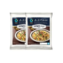청정원 엄마손맛 맞벌이 우리가족 호밍스 소고기볶음밥 210g x2개 자취템 캠핑 여행 점심 탕비실 쟁여템 야식 홈파티 간편식 혼밥 식단관리 체중조절, 21세트