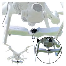 DJI 팬텀 4 모든 모델용 릴리즈 앤 드롭 전문 장치 - 드론 낚시 미끼 릴리스 로드 딜리버리 수색 및 구조 재미 미국 특허 DRONE SKY HOOK 제작, 기본