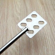 호모믹서 화장품 믹스 잎 너비 스테인레스 사각형 교반기 블레이드 패들 개 실험실 교반, 80x8x350mm