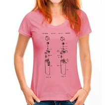 2022 반팔 라운드넥 라이터 특허 티셔츠 스모크 파이어 빅 발명품 뉴 어드밴스 트레이드마크 보호 티셔츠, WoMen Deep pink_XXXL