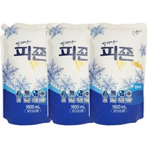 피죤 프리미엄 섬유유연제 블루비앙카 리필, 1.6L, 3개