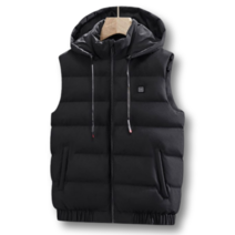 USB 발열 패딩조끼 남자 여성 온열 전기 열선 열 보온 난방 방한 낚시 전열 조끼