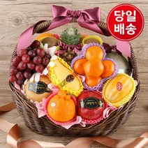 927 낮 12시 퀵배송 마감과일선물세트 행복한 과일바구니(수도권 당일전국 익일)(토일 휴무) -인증