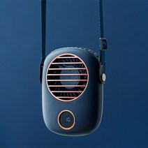 멜로우버디 3way 핸즈프리 목걸이 선풍기, F9, 네이비