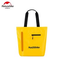 Naturehike 패션 숄더 방수 가방 업스트림 비치 가방 습식 및 건식 분리 수영 전화 가방 30l, 노란색