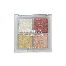 셀레피트 벨라컬렉션 아이섀도우 팔레트 콰트로 No.266 글리터팔레트, 블랙미러, 1개