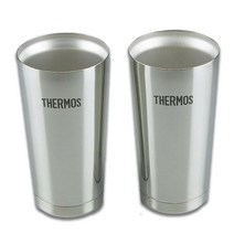 써모스 진공 단열 텀블러 2개 세트 실버 400ml JMO-GP2