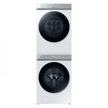 [하이마트] 삼성 드럼세탁기(24kg)＋건조기(17kg) 세트 WF24B9600KW+DV17B9720CW [스태킹키트 포함/화이트]
