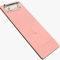 우드 영수증 메뉴 빌지 클립보드 받침 판 200 분홍