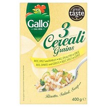 Riso Gallo 3 Grain Rice Barley & Spelt Risotto - 400g (0.88lbs) null, 1