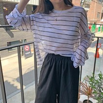[바보사랑] 겟잇미 제든 데일리 여성 루즈핏 단가라 니트 [겟잇미]