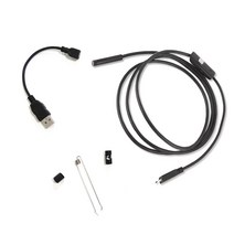 배관 내시경 카메라 하수구 미니 USB 방수 HD 뱀 검사 비디오 스마트폰 7mm, 한개옵션0