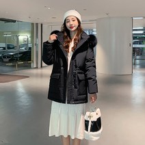 우드피카 포근한 미들 패딩점퍼 2컬러