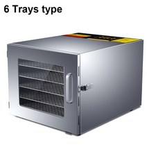 옥수수 탈곡기 전기 곡물 필링 농기계110V/220V 6 겹 8 트레이 식품 탈수기 스낵 공기 건조기 스테인레스, 01 6 Trays_03 UK_02 220V