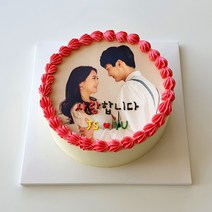 케이크어위시 포토케이크 레터링케이크 수제 맞춤 주문제작 여친 사진 케익, 초코맛 1호, 옐로우, 주문일 기준 2일후 수령(예 일요일 주문-화요일 수령)