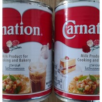 태국식품 태국카네이션 Carnation (1BOX-48EA) 카네이션 Cooking and Bakery 무가당연유 405g worldfood