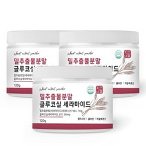 자연바름 밀추출물 분말 글루코실 세라 마이드 티크 프랑스산 밀 세라마이드 7.434mg, 120g x 3개