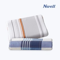 느웰 천연라텍스 굴곡형 베이직베개(디자인), 프레스토