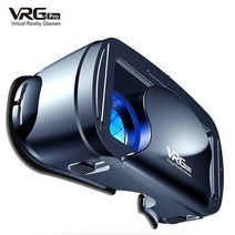 vrg pro 가상 현실 3d vr 헤드셋 스마트 헬멧 스마트 폰 휴대 전화 모바일 5-7 인치 쌍 컨트롤 포함, 협력사, VR 유리