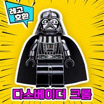 [큐브월드] 각종 캐릭터 블록 미니피규어 알바시리즈 VER.1 중국레고 레고호환블록, 01. 다스베이더 크롬