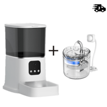 카메라 있는 먹이 공급기 스마트 앱 애완 동물 피더 원격 제어 사료 배식기 6L
