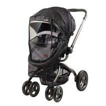 리안 디럭스 절충형 유모차 모기장 Large + 보관 주머니 세트, 블랙, 5세트