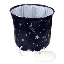 1인용 원형 간이 욕조 개인 목욕탕 성인 반식욕통 접이식 이동식 목욕통 1인 미니 가정용 반식욕 휴대용, 단품